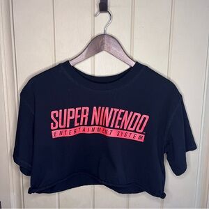 Super Nintendo Cropped Tee